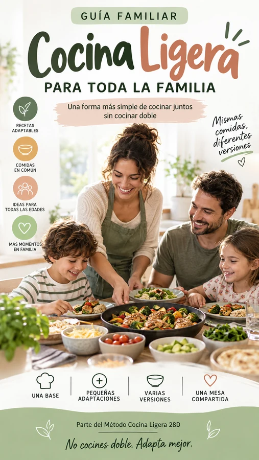 BONO 4 · COCINA LIGERA PARA TODA LA FAMILIA